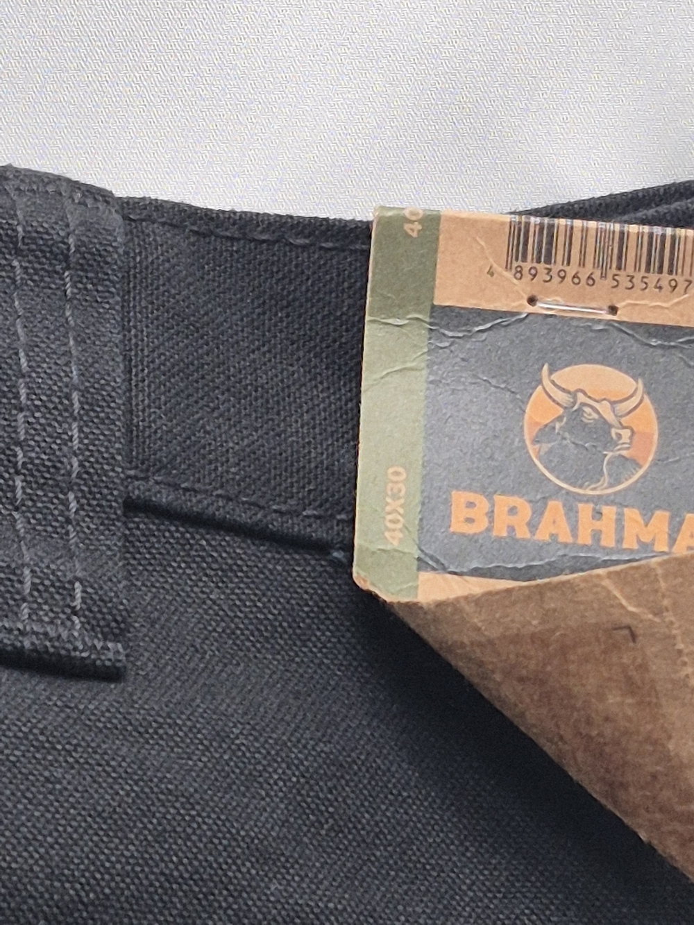 Brahma Men’s Black Jeans - Classic Straight Fit